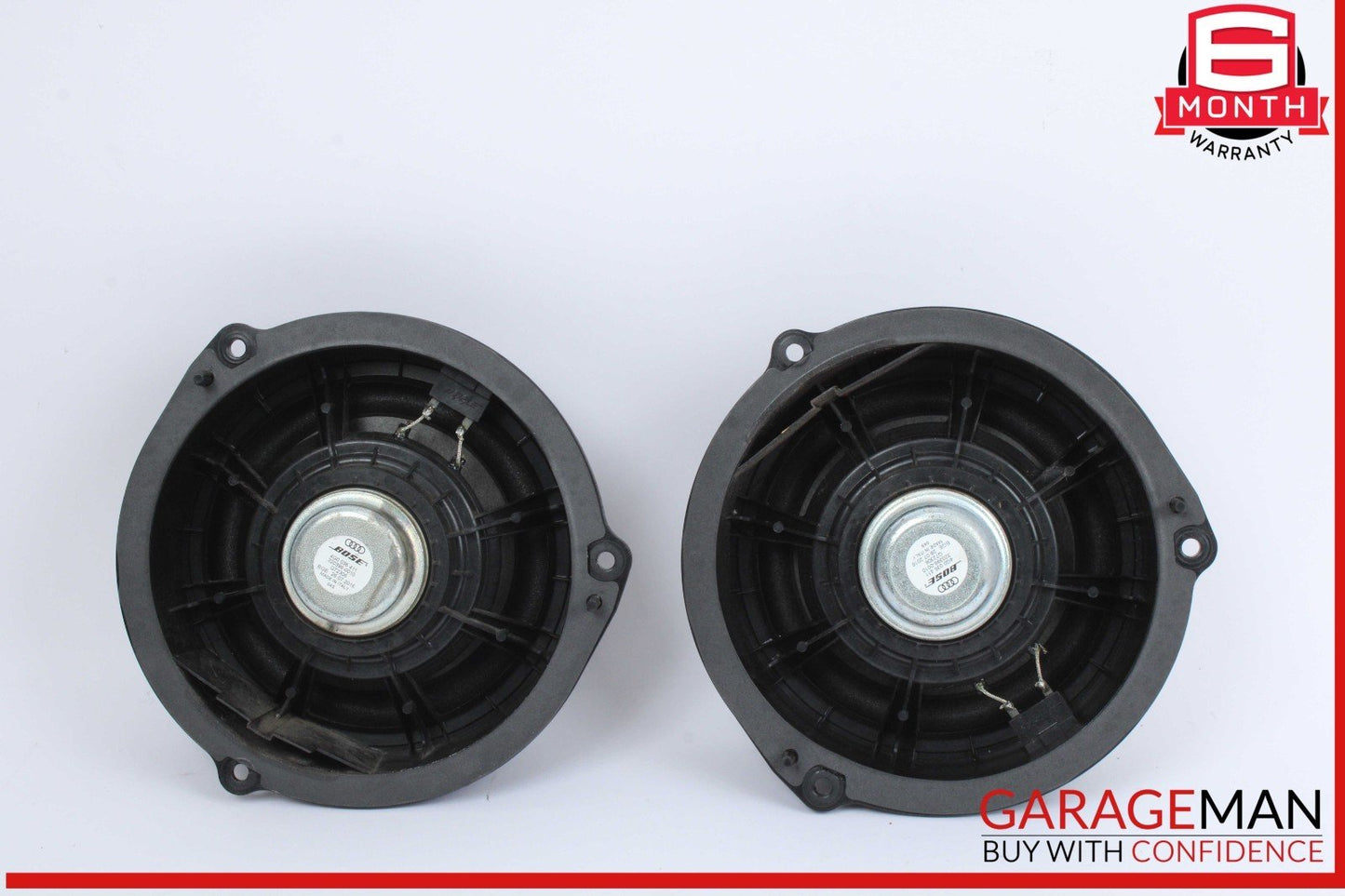 12-18 Audi A6 Rear Left and Right Side Door Audio Sound Speaker Set 4G0035411