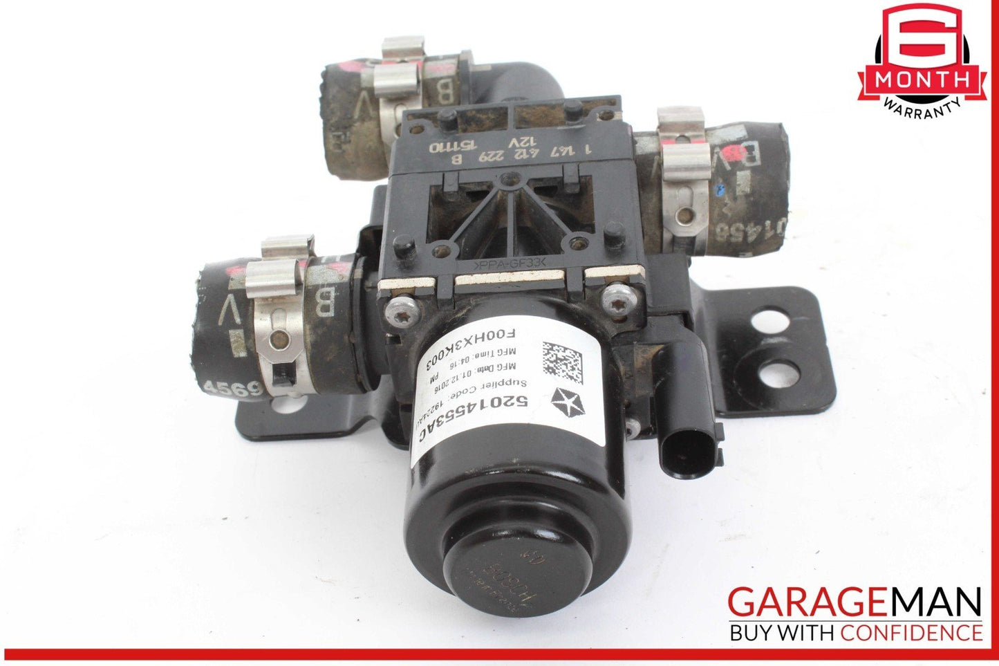 12-19 Fiat 500E EV Electric Auxiliary Coolant Water Pump 52014553AC OEM