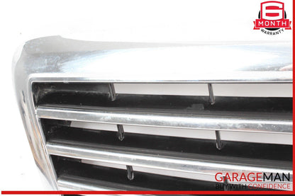 07-09 Mercedes W211 E550 E350 Front Center Bumper Grill Grille Trim Cover Panel