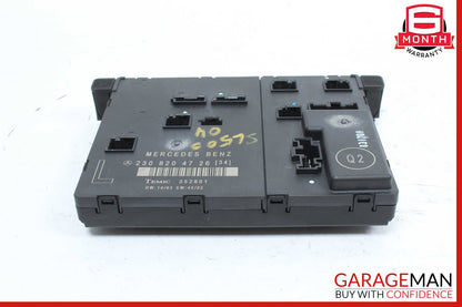 03-12 Mercedes R230 SL500 SL55 SL550 Door Control Module Left Driver Side OEM