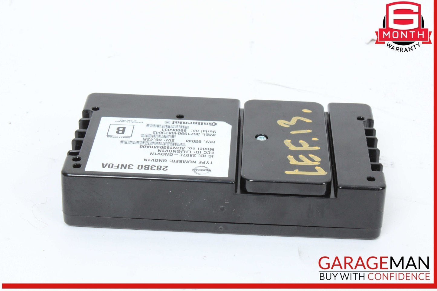 13-17 Nissan Leaf Telematics Communication Control Module 283B03NF0A OEM
