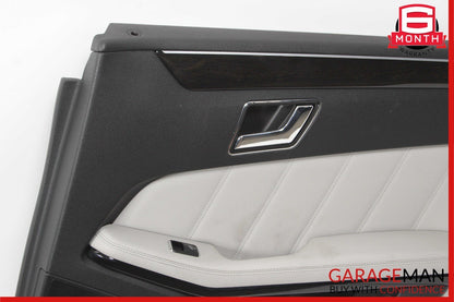 10-13 Mercedes W212 E350 E500 E400 Rear Right Interior Door Panel Cover Grey