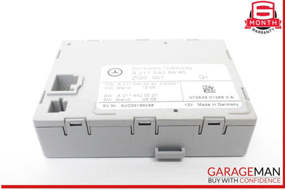03-11 Mercedes-Benz E350 Central Gateway Control Module Unit 2115408445 Genuine