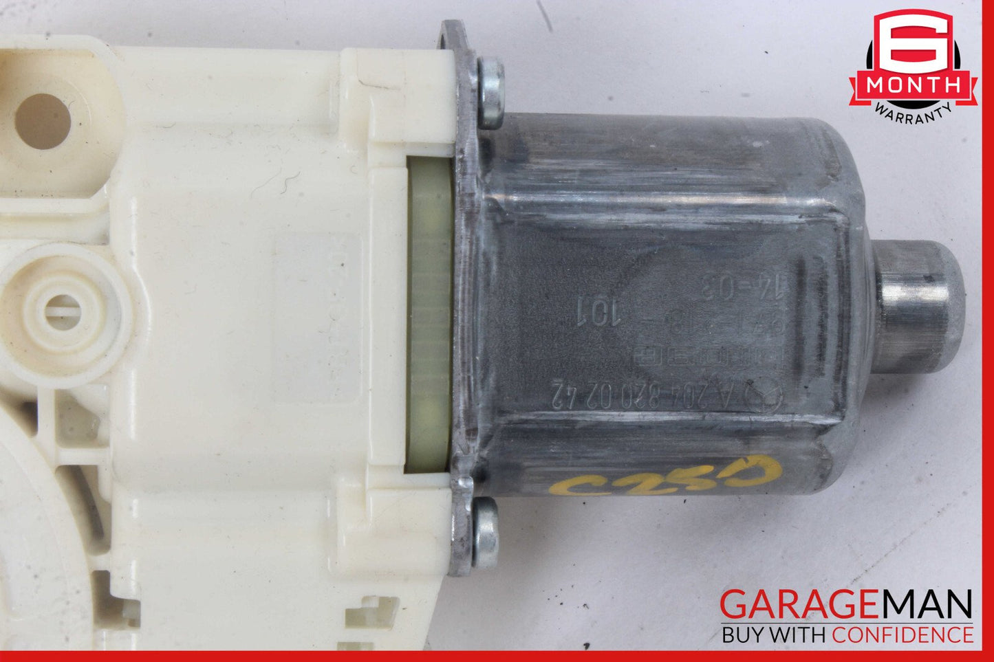 08-16 Mercedes W204 C300 Front Right Side Door Window Regulator Motor Unit OEM
