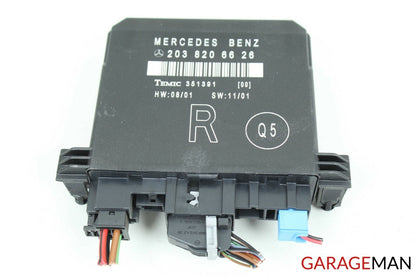 01-07 Mercedes W203 C230 C32 AMG Rear Right Door Control Module 2038206626 OEM