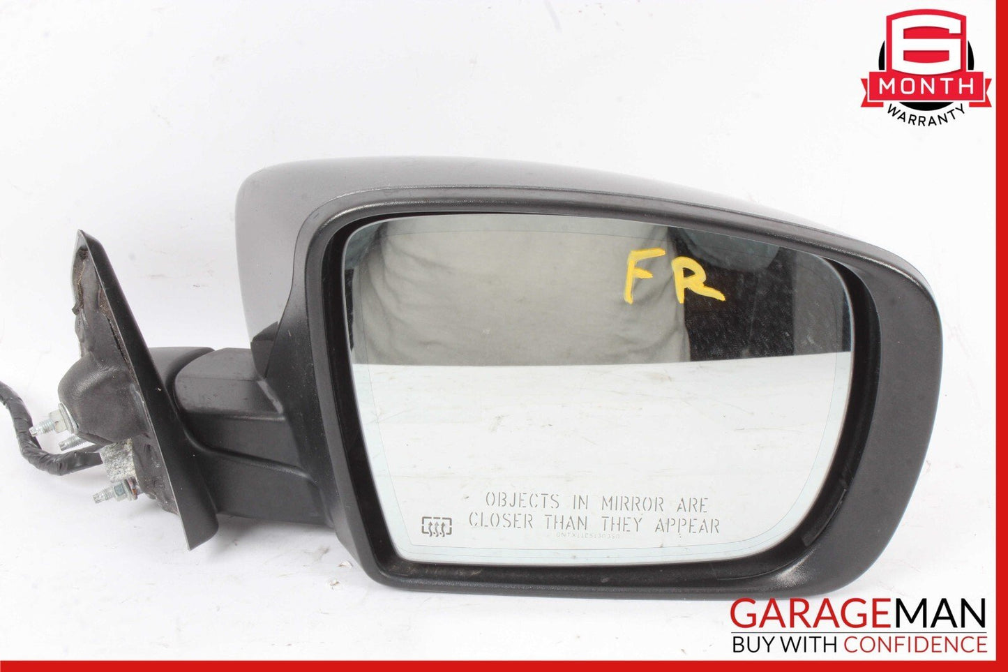 14-17 Maserati Ghibli Front Right Side Mirror Door Rear View Black OEM