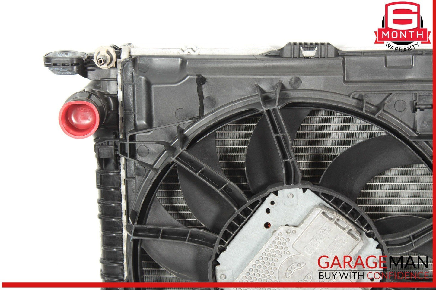 13-17 Audi SQ5 Cooling Fan Radiator AC Condenser Assembly 8T0260401G OEM