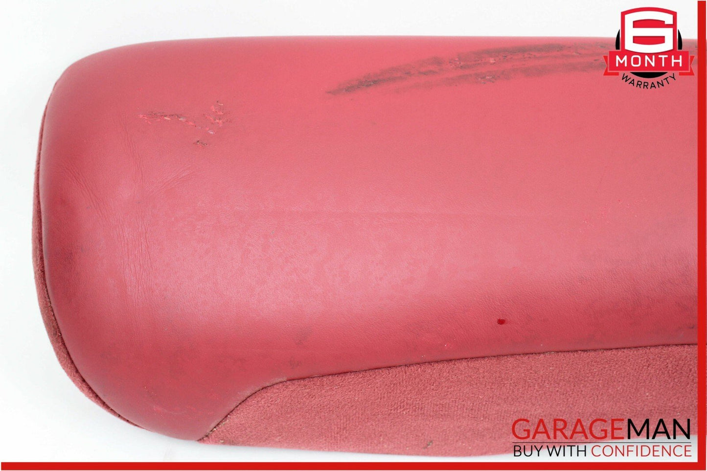 14-18 Maserati Quattroporte Rear Left Side Seat Bolster Cushion Pad Cover Red