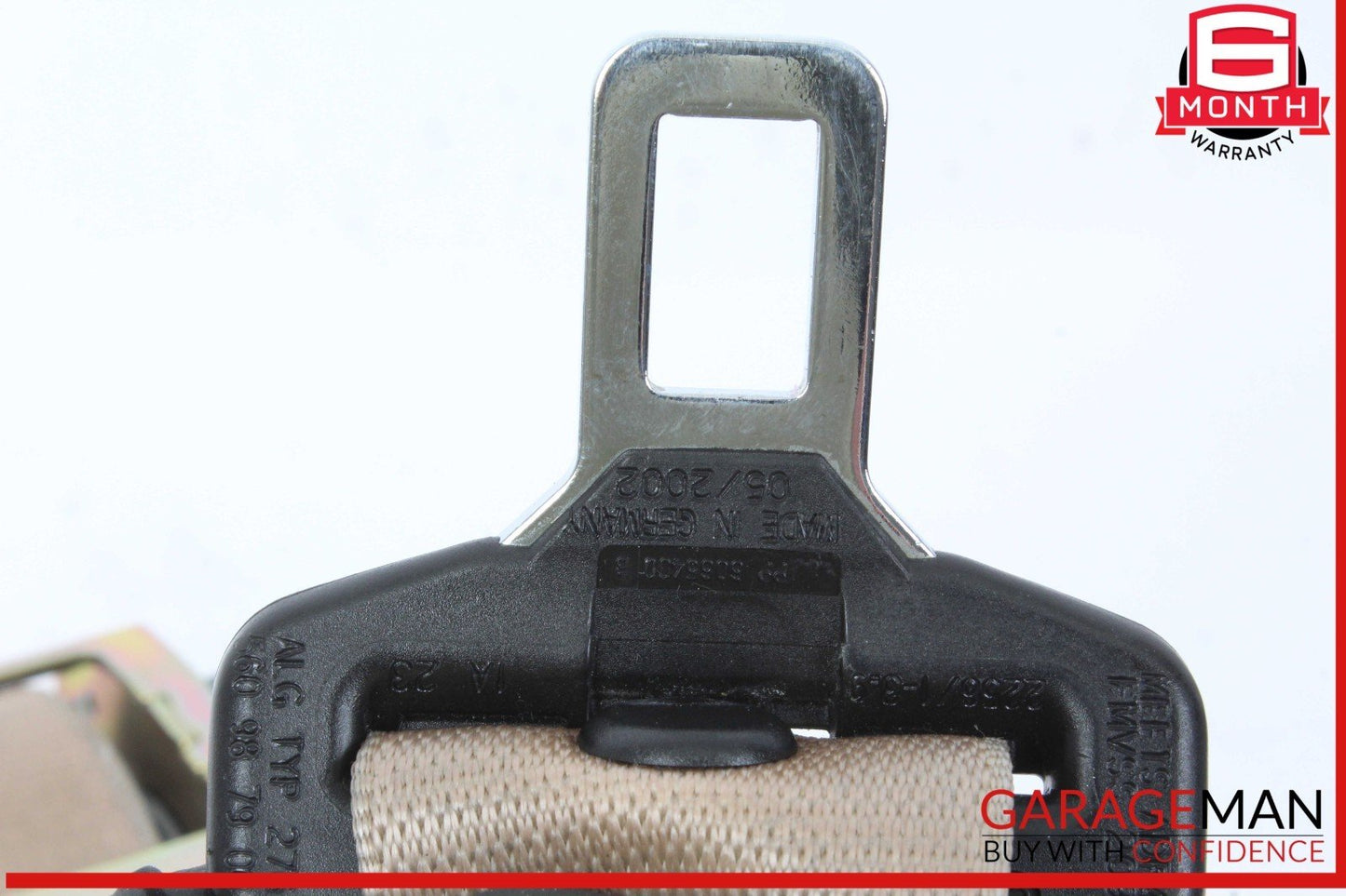 98-02 Mercedes W210 E320 Rear Left Driver Side 2nd Row Seatbelt OEM