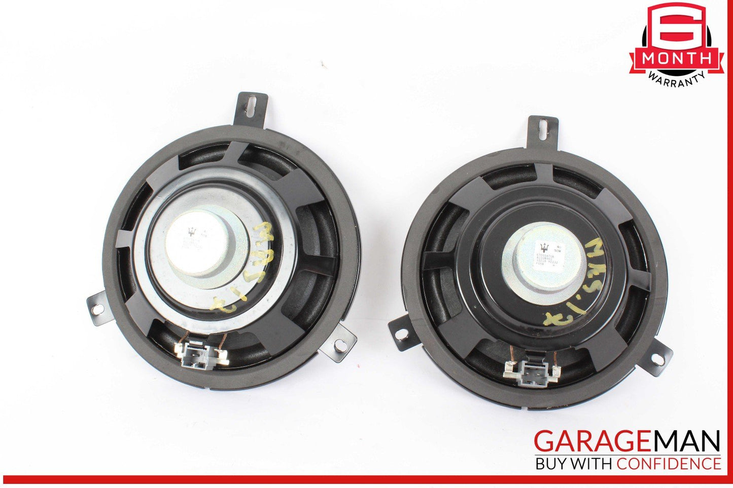 14-18 Maserati Ghibli Front Door Sound Audio Speaker Set of 2 Pc OEM