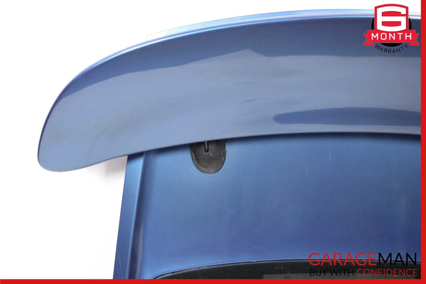 06-08 Porsche Cayman 987 Rear Trunk Glass Hatch Tail Gate Panel w/ Spoiler Blue