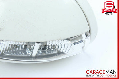 07-09 Mercedes W221 S550 S600 Front Left Side Mirror Door Rear View White OEM