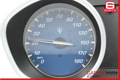 14-17 Maserati Ghibli Speedometer Odometer Instrument Cluster Gauge