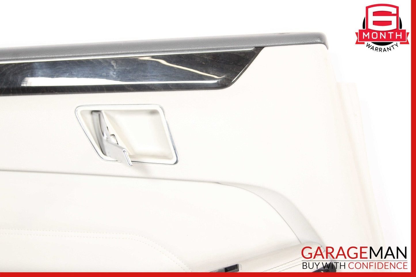14-16 Mercedes W212 E350 E550 Rear Left Side Interior Door Panel Black OEM