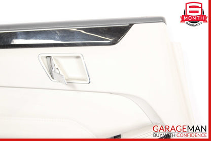 14-16 Mercedes W212 E350 E550 Rear Left Side Interior Door Panel Black OEM