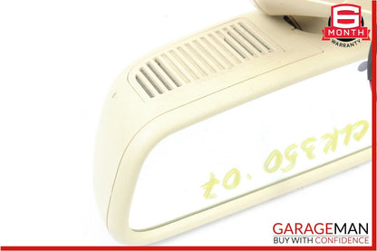 01-09 Mercedes W203 C230 C320 CLK350 Interior Top Upper Rear View Mirror Beige