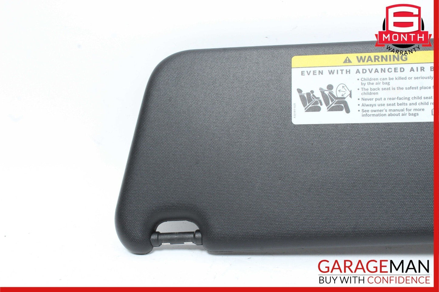 08-15 Mercedes W204 C300 C350 Front Right Side Sunvisor Sun Visor Shade Black