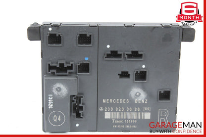 03-08 Mercedes R230 SL500 SL600 Front Right Passenger Door Control Module Unit
