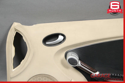 05-11 Mercedes R171 SLK350 Front Right Side Interior Door Panel Trim Cover Beige