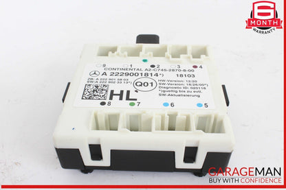 15-20 Mercedes X253 GLC350e Rear Left Driver Side Door Control Module Unit OEM