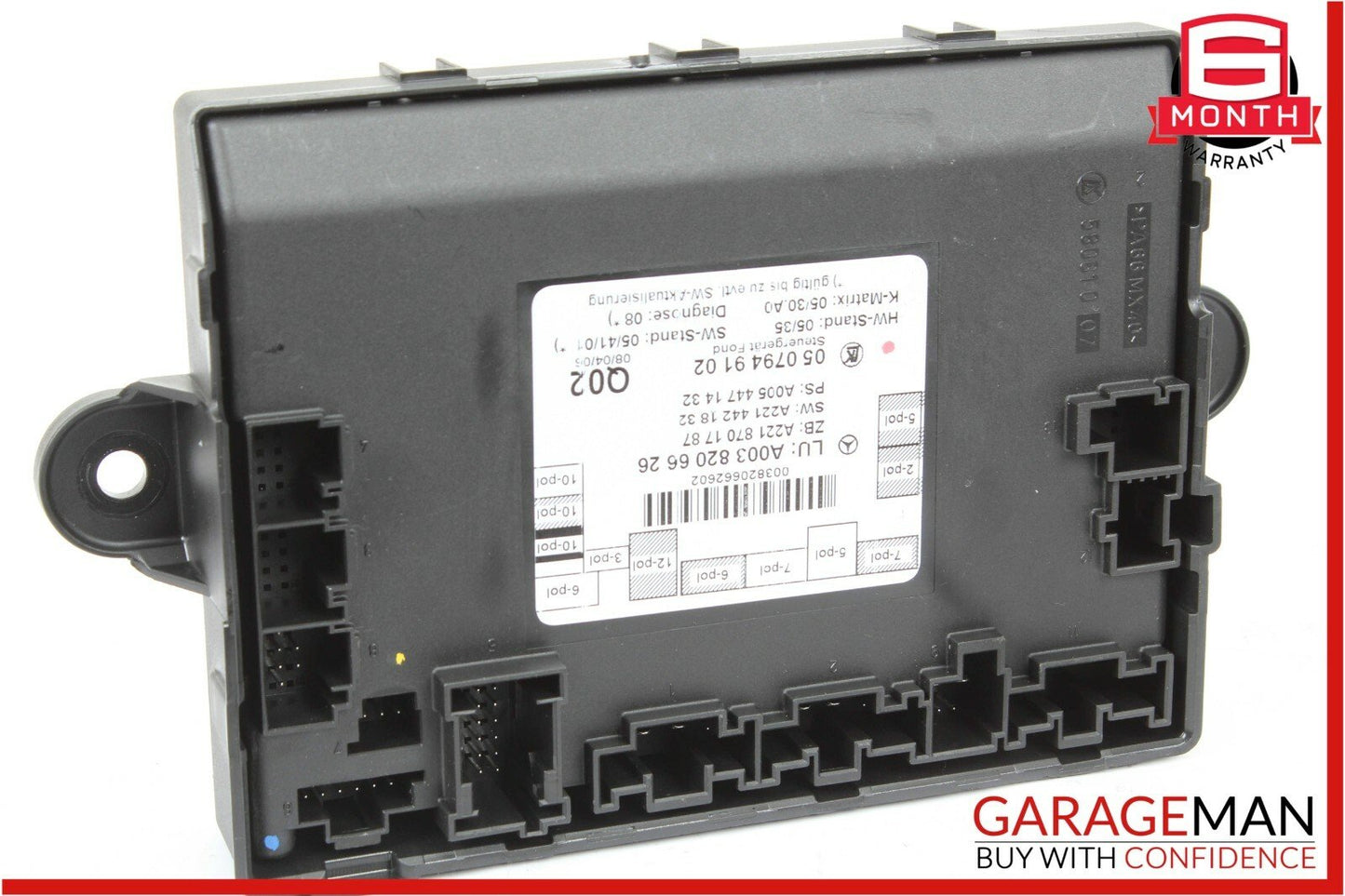 07-09 Mercedes W221 S450 S550 S63 AMG Rear Left / Right Door Control Module Unit