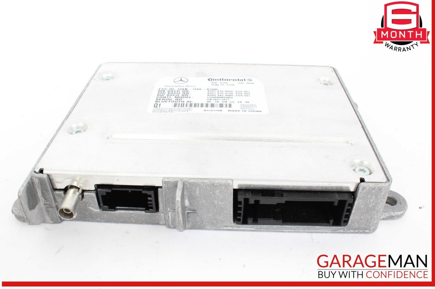 07-13 Mercedes W221 S550 CL550 Bluetooth Communication Controller Module OEM