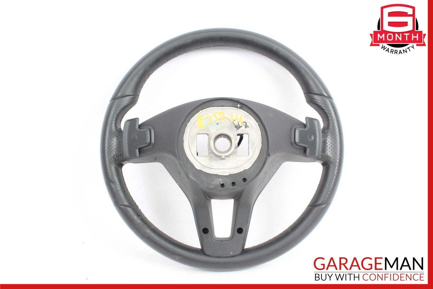12-18 Mercedes W212 E350 E250 Steering Wheel Black w/ Paddle Shifters