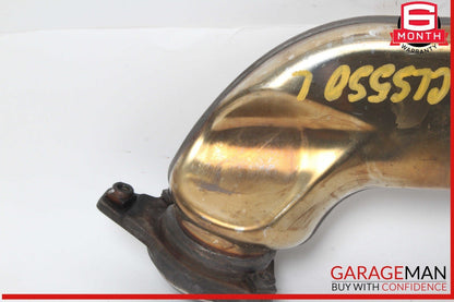 12-18 Mercedes W218 CLS550 4.6L Left Exhaust Pipe Adapter 2781400908 OEM