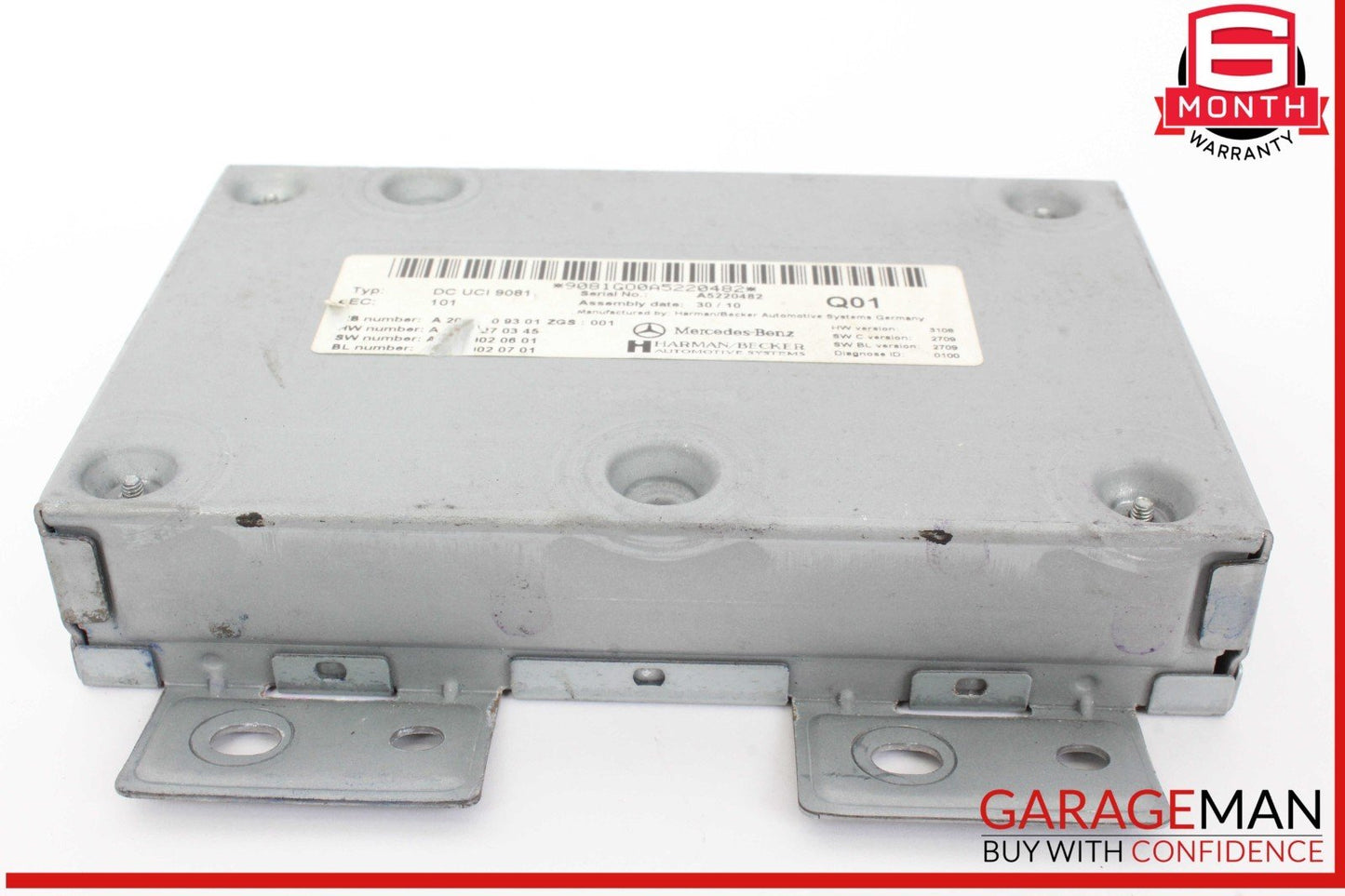 06-14 Mercedes W221 S550 S400 Communication Interface Ipod Control Module Unit