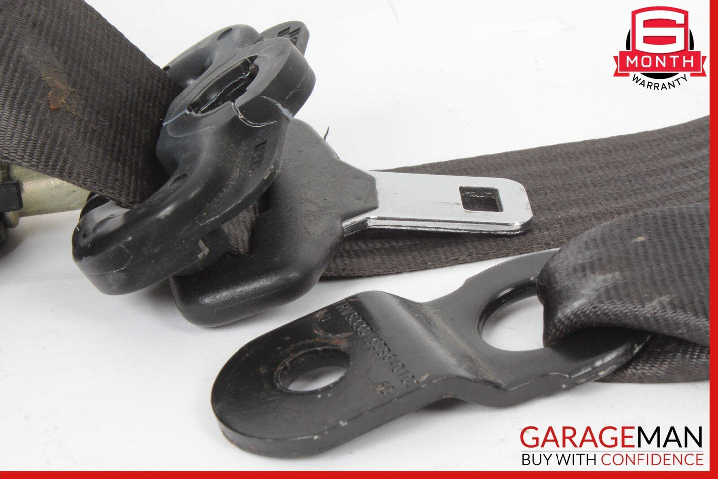 03-08 Maserati Quattroporte M139 Front Left Driver Side Seat Belt Black OEM