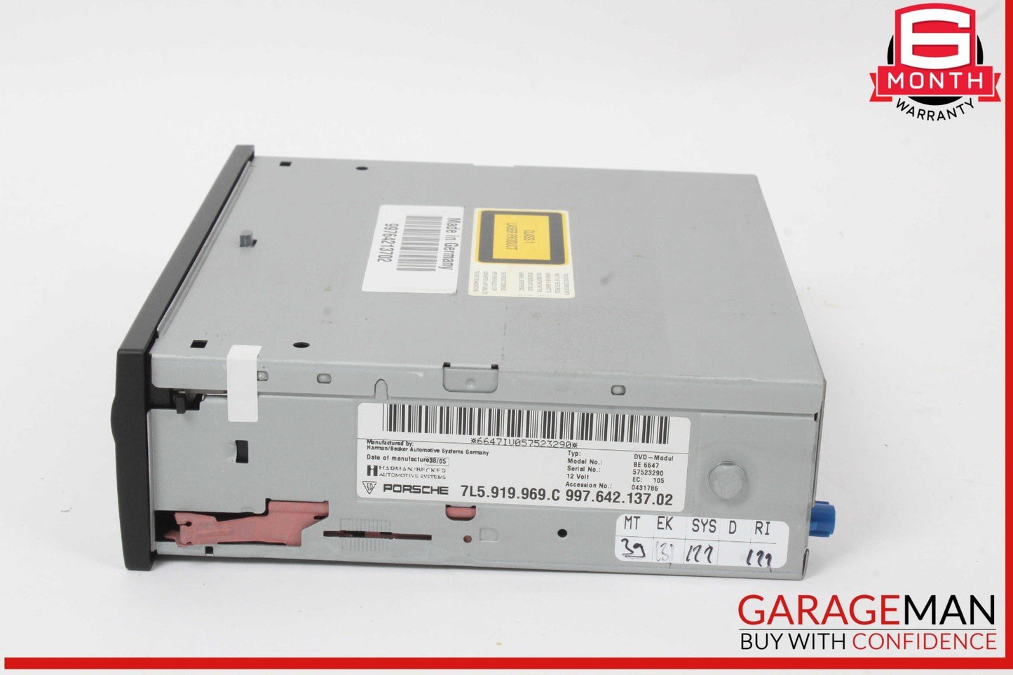 03-10 Porsche Cayenne 955 957 Navigation GPS DVD Player 7L5919969C OEM