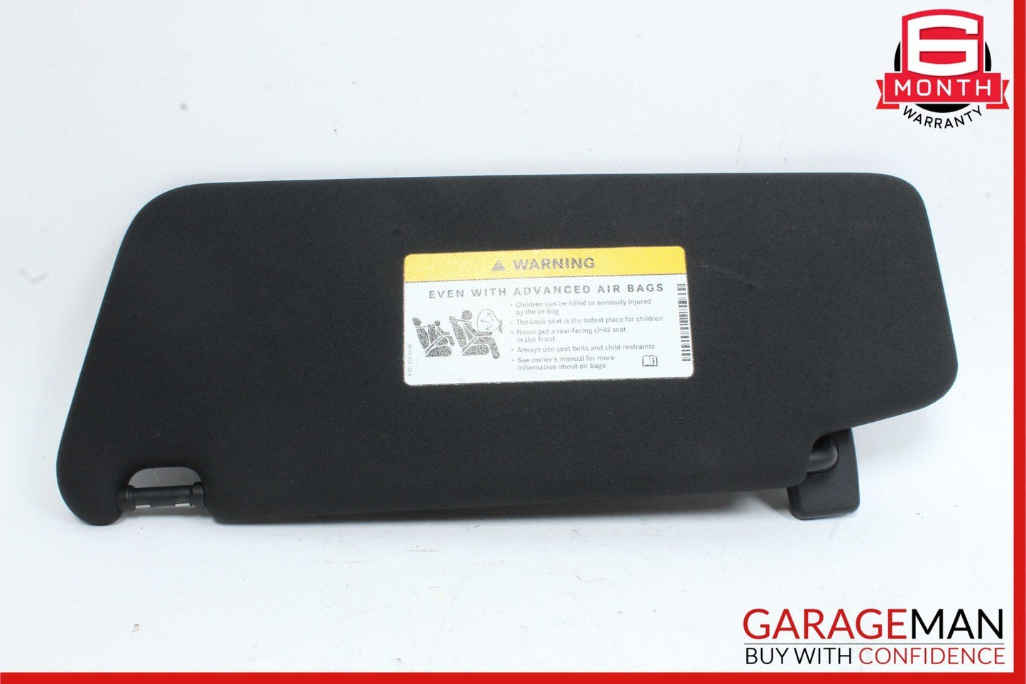 08-14 Mercedes W204 C280 C300 C250 Front Right Side Sunvisor Sun Visor Black