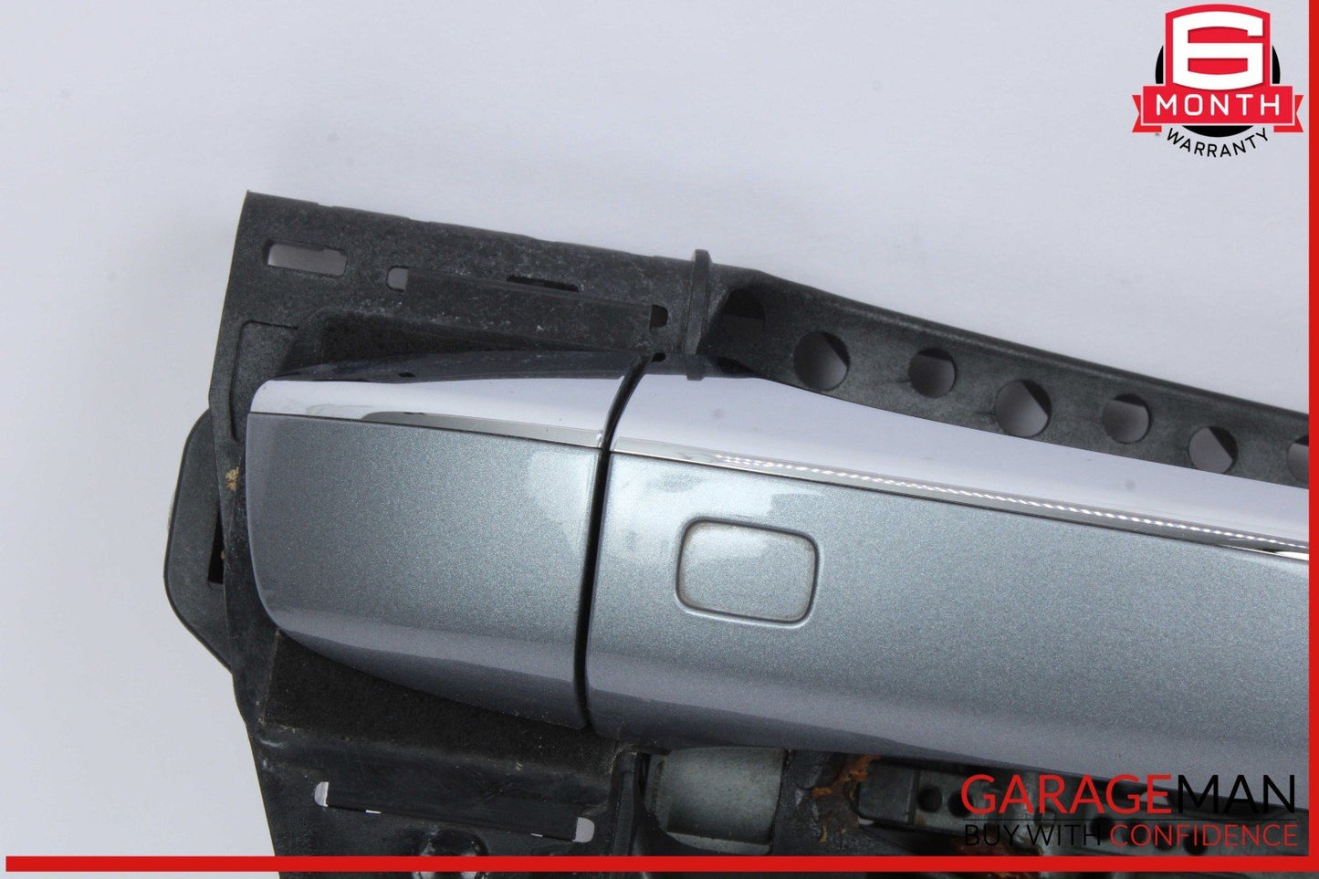 12-18 Audi A7 A6 Right Passenger Side Exterior Door Handle Silver 4H0837886 OEM