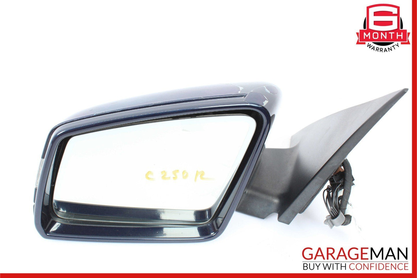 12-14 Mercedes W204 C250 C350 Sedan Front Left Side Mirror Door Rear View Blue