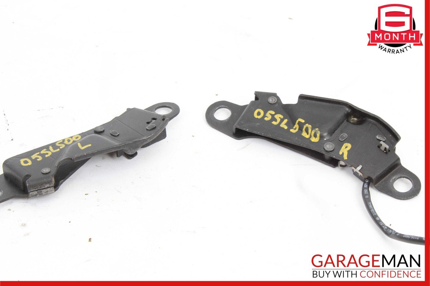 03-12 Mercedes R230 SL500 Convertible Left & Right Roof Lock Bracket Set OEM