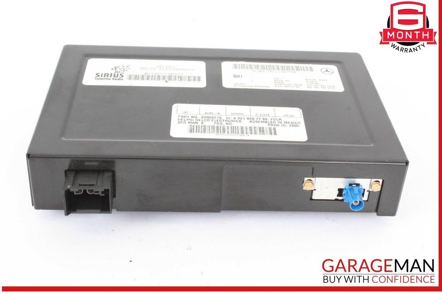 07-14 Mercedes W221 S550 CL550 SLK350 Sirius Satellite Radio Module Receiver OEM