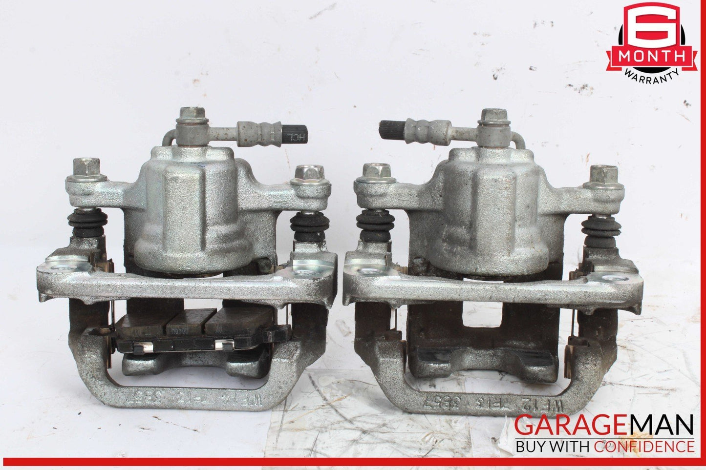 11-23 Nissan Leaf Rear Left & Rear Right Side Brake Caliper Set of 2 Pc OEM