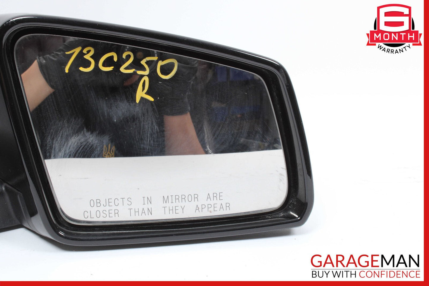 12-14 Mercedes W204 C250 Front Right Side Mirror Door Rear View Glass OEM