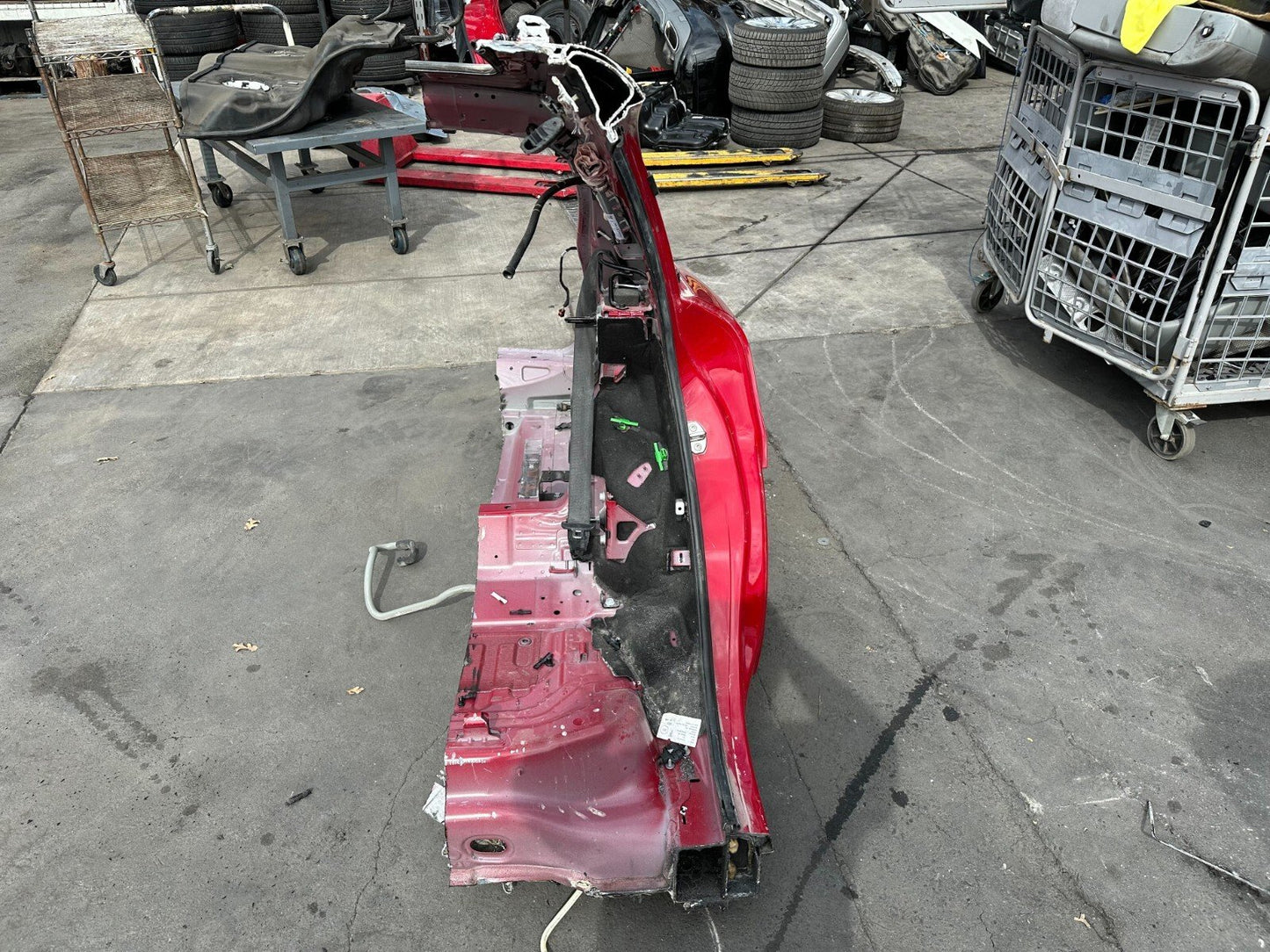 15-18 Porsche Macan 95B Rear Left Side Exterior Body Quarter Panel Frame Assy