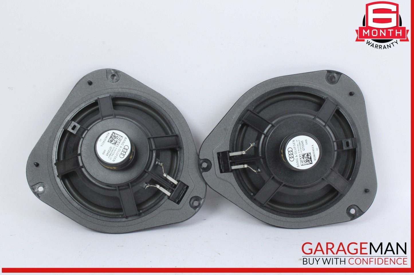 09-16 Audi A5 S4 Rear Right and Left Side Audio Door Speaker Set 8T0035411A OEM