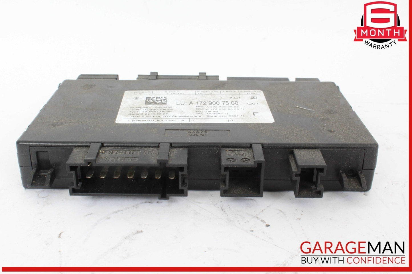 10-18 Mercedes W218 CLS550 Front Left Seat Control Module 1729007500 OEM