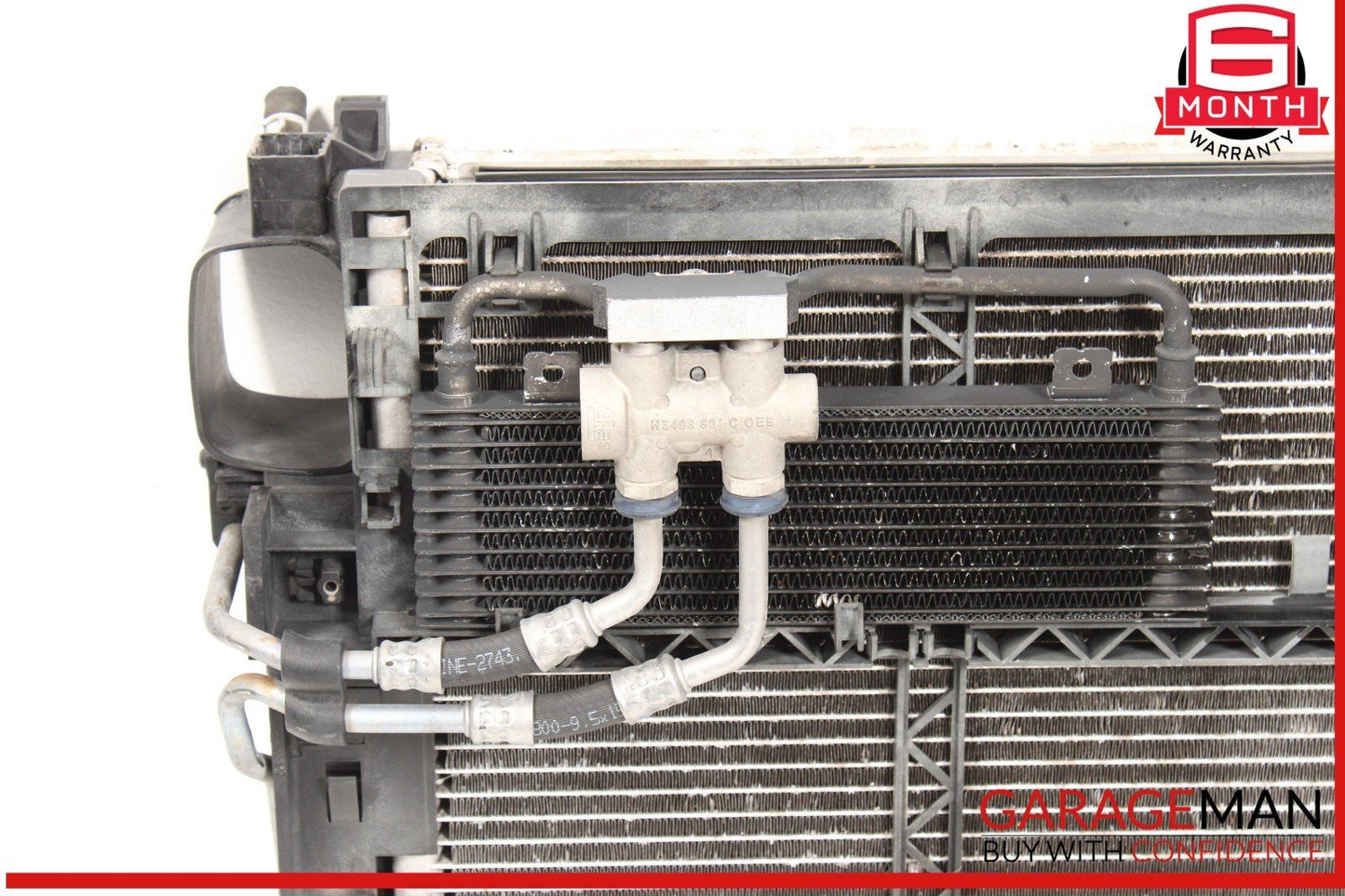 07-09 Mercedes W221 S550 CL550 Engine Radiator AC A/C Cooling Condenser Assy OEM