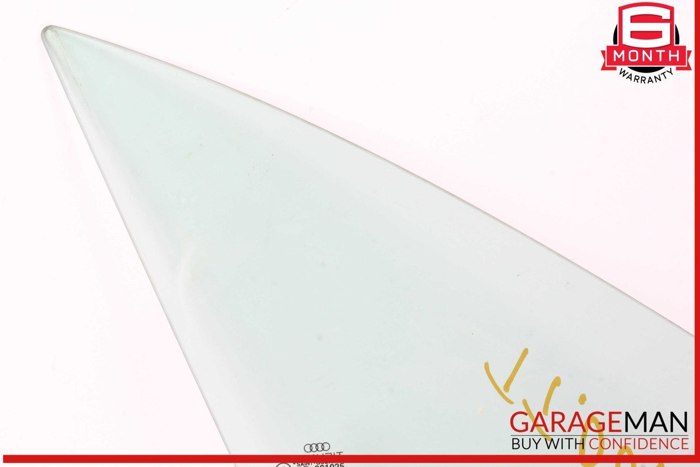 00-06 Audi TT Front Right Passenger Side Vent Quarter Window Glass 43R001025 OEM