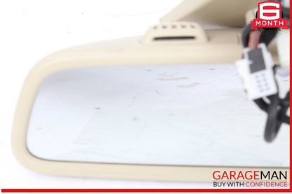 12-17 Mercedes W204 C350 C300 E350 Top Upper Interior Rear View Mirror Beige OEM