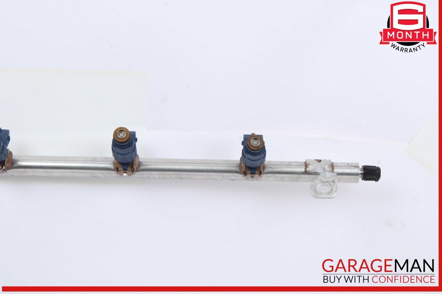 03-06 Porsche Cayenne S 955 4.5L V8 Fuel Injector Line Rail w/ Injectors OEM