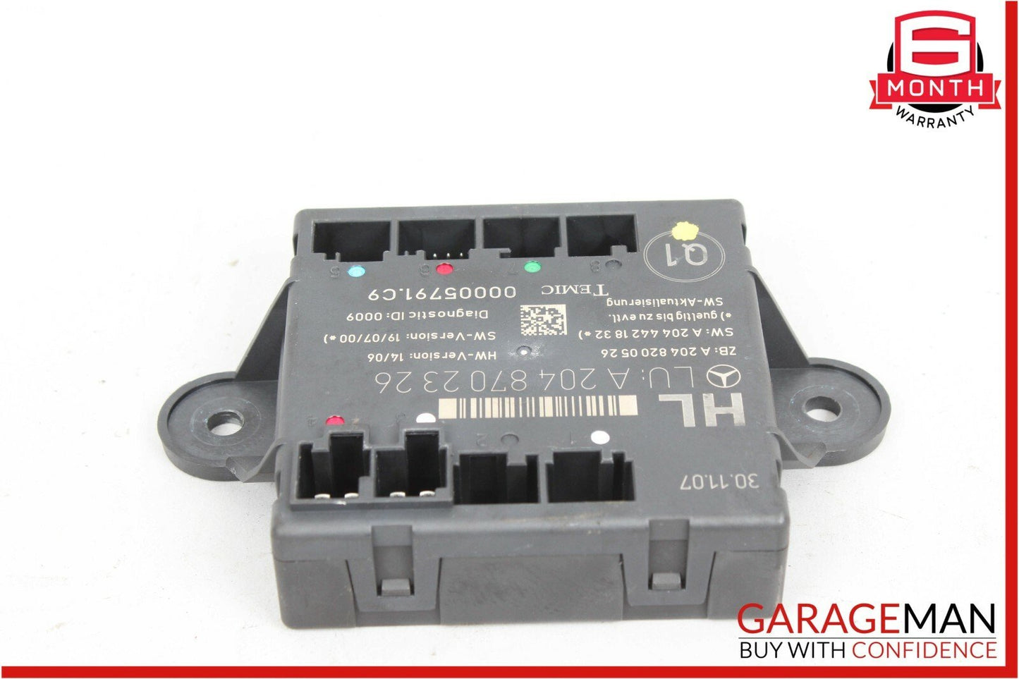 08-14 Mercedes W204 C300 C350 Rear Left Side Door Control Module 2048702326 OEM