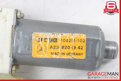 03-12 Mercedes SL550 SL500 Front Left Driver Side Window Regulator Motor Unit