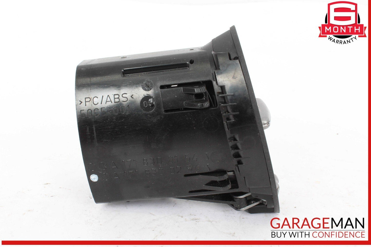 05-11 Mercedes R171 SLK350 SLK300 Front Left / Right Dash AC Air Vent Trim Black