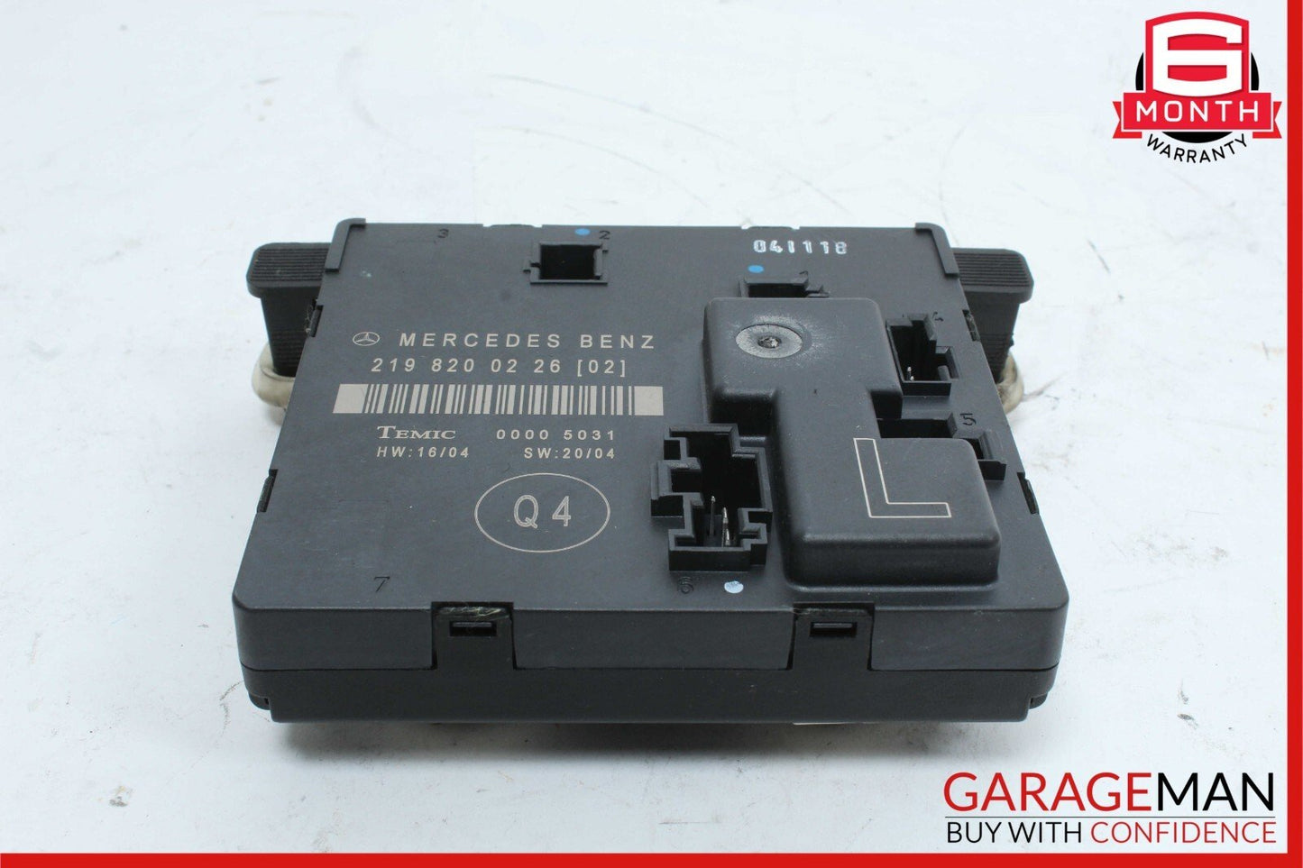 06-11 Mercedes W219 CLS500 CLS550 Rear Left Side Door Control Module Unit OEM