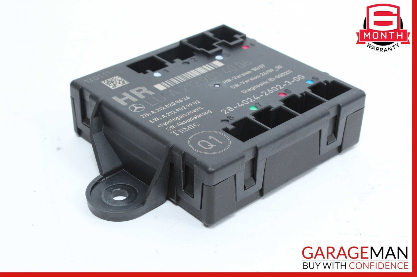 08-18 Mercedes W204 C300 GLK350 E350 Rear Right Side Door Control Module Unit